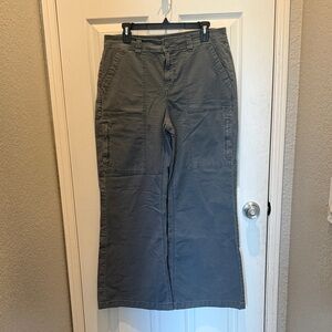 American Eagle Outfitters Gray Wide Leg Pants